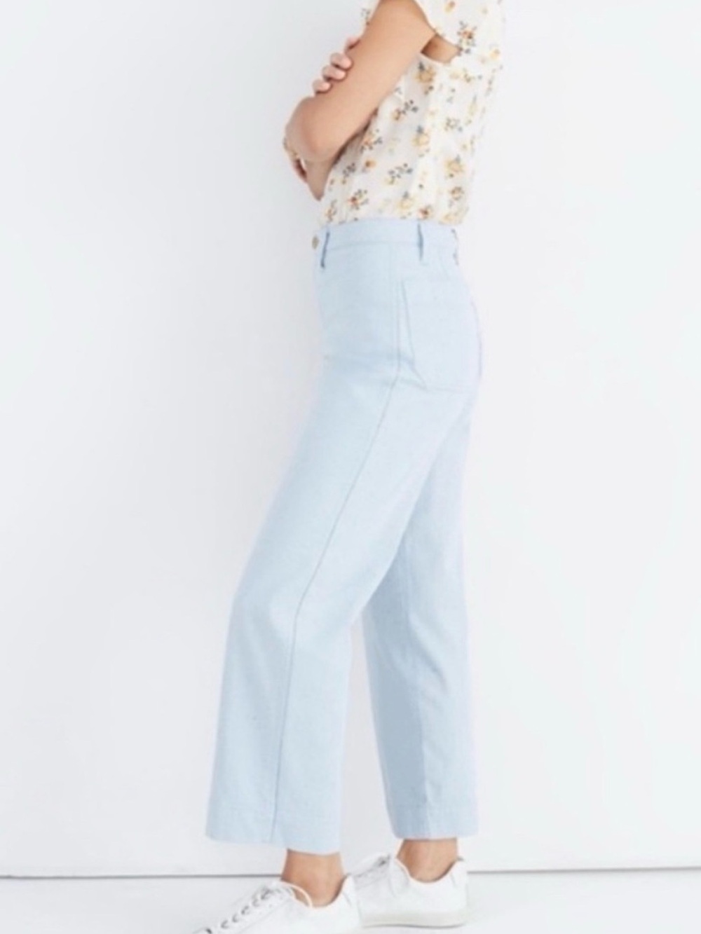 🖌️ Madewell Limited Edition Capsule Emmett Speckle Cropped Jeans